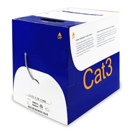 Buy 1000ft Cat 3 4 Pair 100MHz Bulk Wire, CMR Online | SF Cable